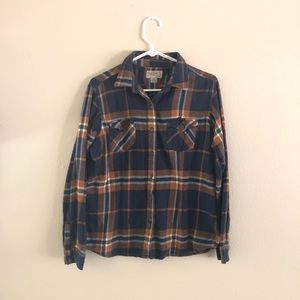 Blue and Orange Flannel